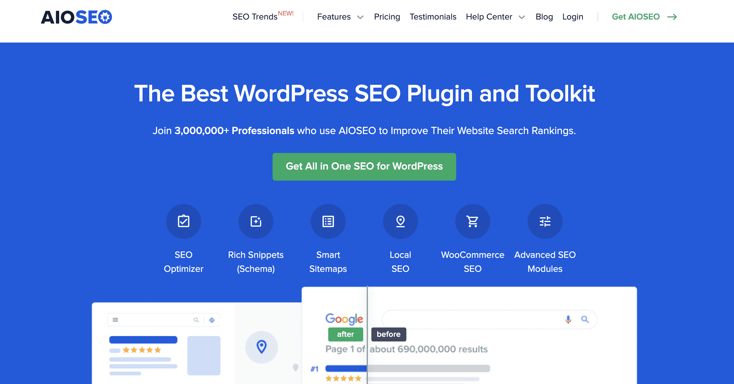 AIOSEO home page