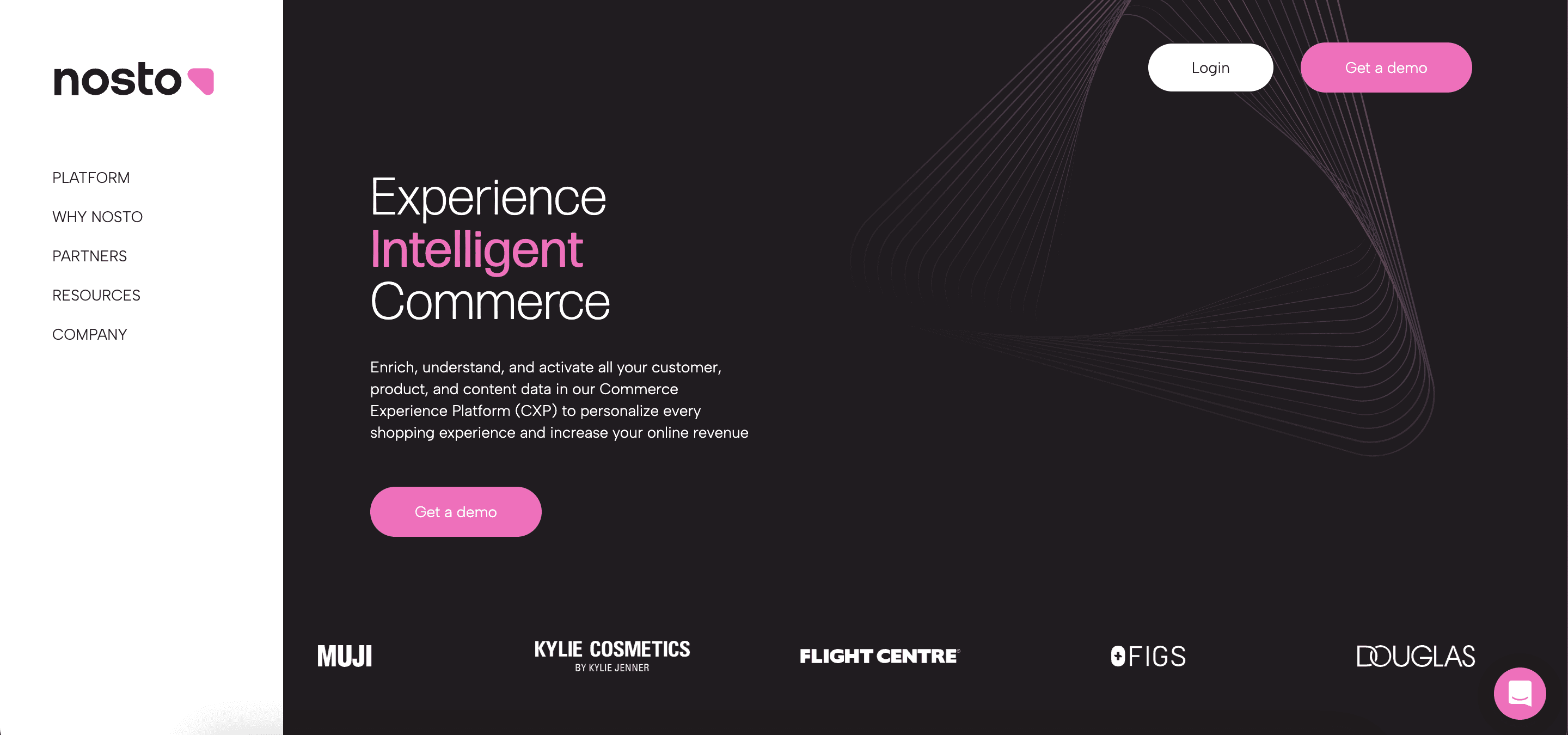 Nosto home page