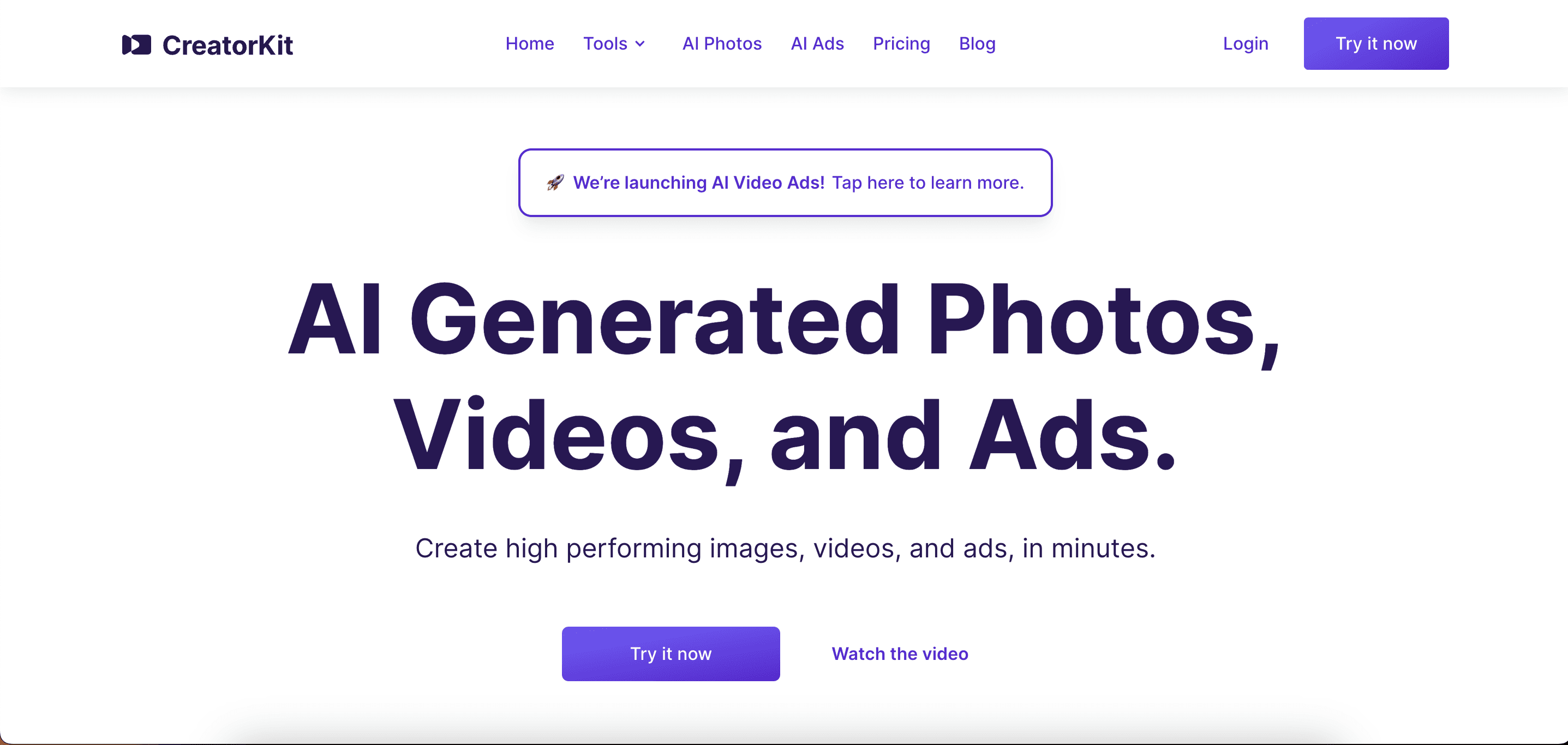 CreatorKit home page